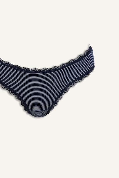 Lace Detail Patterned 2 Piece Panties Underwear (٤)