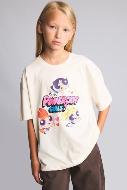 Girl PowerPuff Girls Regular Fit T-Shirt (٣)