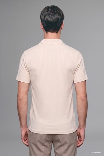 Regular Fit Resort Neck Short Sleeve Polo T-Shirt (٤)