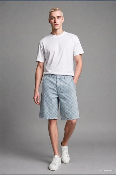 Baggy Fit Bermuda Short