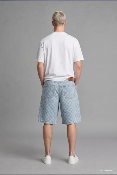 Baggy Fit Bermuda (3)