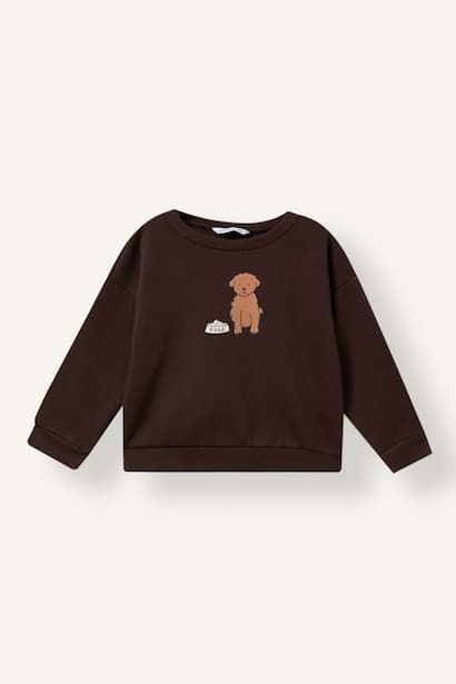 Baby Boy Oversize Crew Neck Sweatshirt