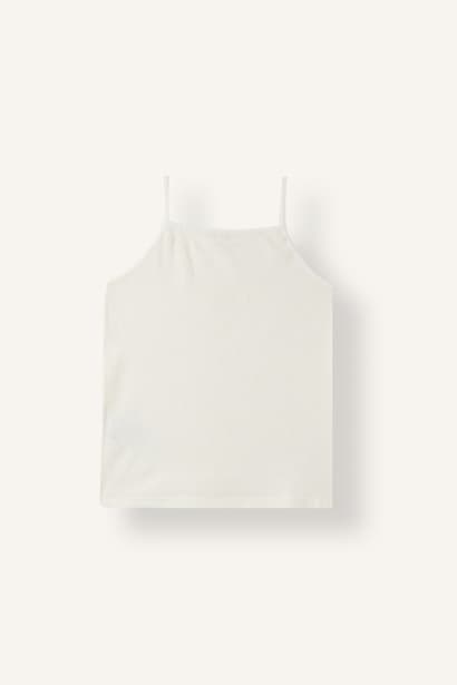 Girl 100% Cotton Thin-Strap 2-Pack Tank Top (3)