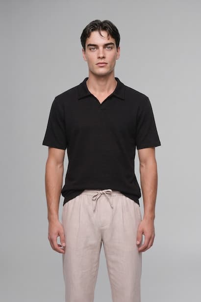 Regular Fit Short Sleeve Polo T-Shirt (٣)