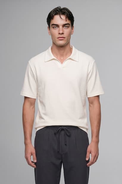 Regular Fit Short Sleeve Polo T-Shirt (٣)