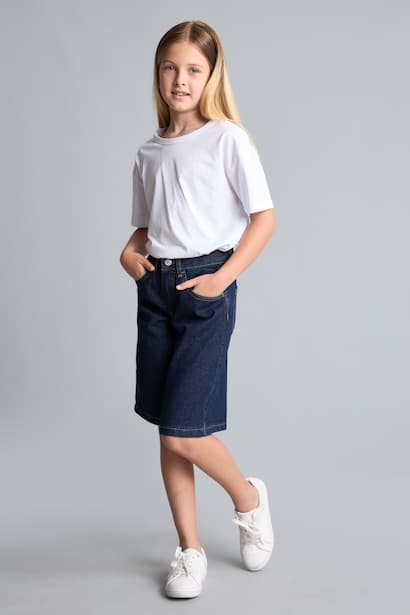 Girl Denim Shorts (٣)
