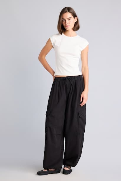 Cargo Fit With Cargo Pocket Gabardine Trousers