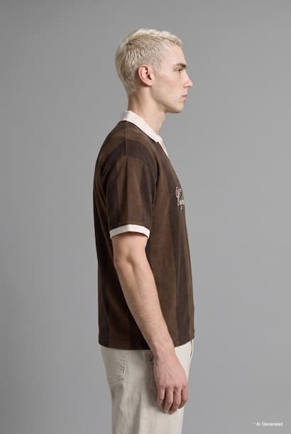 Boxy Fit Short Sleeve T-Shirt (٣)