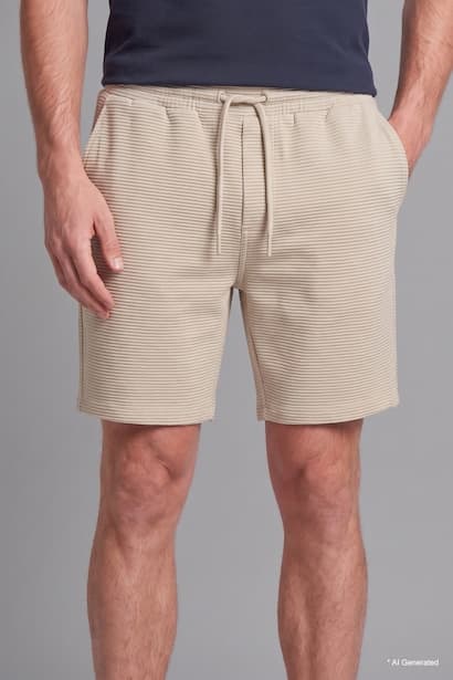 Regular Fit Regular Hem Shorts (٤)