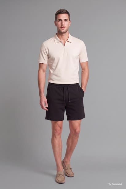 Regular Fit Regular Hem Shorts