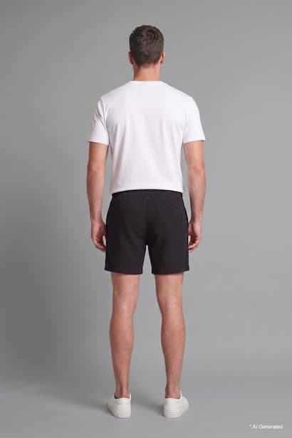 Regular Fit Regular Hem Shorts (٣)