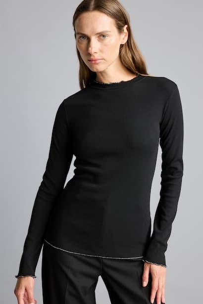 Long Sleeve Basic T-Shirt Modest