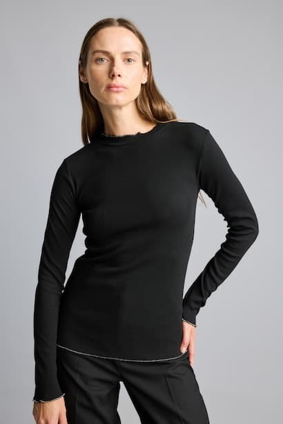 Long Sleeve Basic T-Shirt Modest (٣)