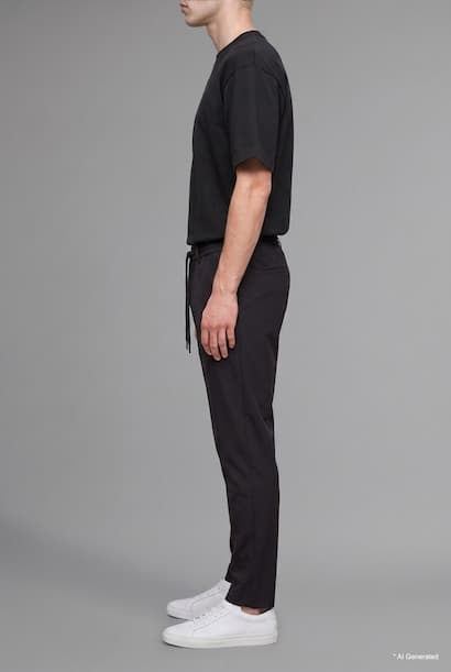 Relaxed Fit Straight Leg Trousers (3)