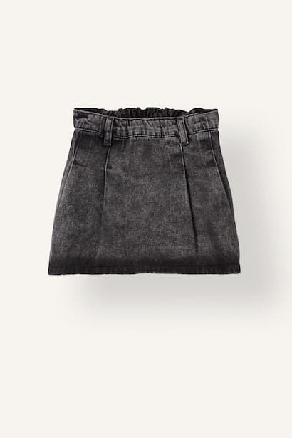Baby Girl 100% Cotton Denim Elastic Waist Skort (3)