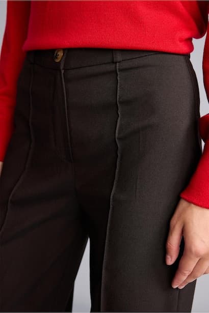 Normal Waist Wide Leg Trousers (٤)