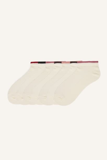 Woman Cotton Ankle 7 Piece Socks
