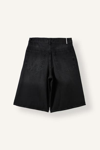 Super Baggy Fit 100% Cotton Bermuda Shorts (4)