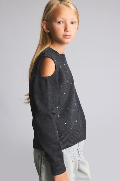 Girl Off-Shoulder Pullover