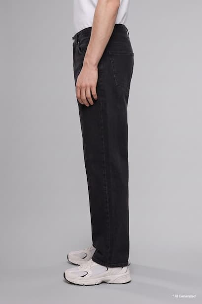 Super Baggy Fit High-Waisted Wide Leg Jeans (3)