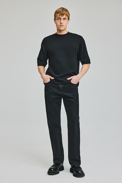 Straight Fit Mid-Rise Jeans Denims