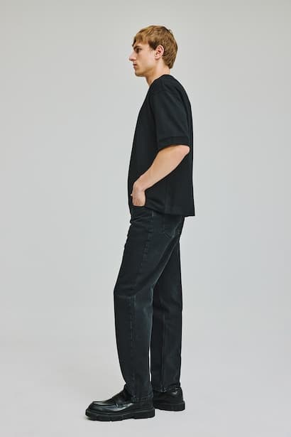 Straight Fit Mid-Rise Jeans Denims (٤)