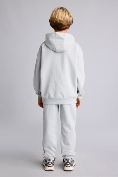 Boy Kangaroo Pocket Printed Hoodie Sweatshirt (٤)
