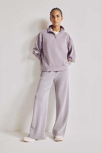 Relax Fit Wide Leg Standard Length Joggers