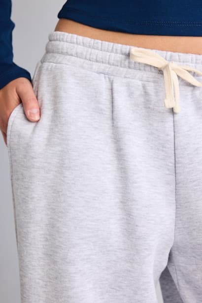 Loose Fit Thick Sweatpants Trousers (٤)
