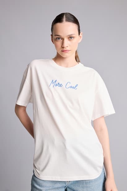 Oversize Fit Printed Crew Neck Short Sleeve T-Shirt (٤)