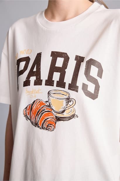 Oversize Fit Printed Crew Neck Short Sleeve T-Shirt (4)