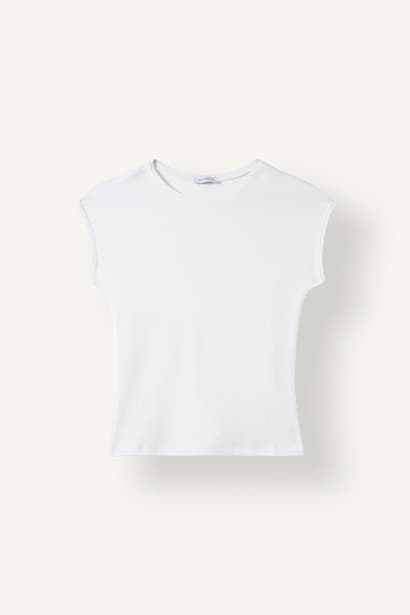 Slim Fit Basic Modal Crew Neck Short Sleeve T-Shirt (4)