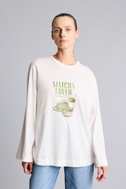 100% Cotton Printed Crew Neck Long Sleeve T-Shirt (3)