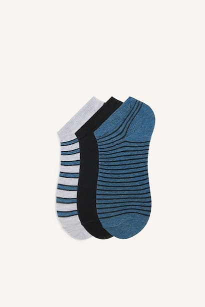 Boy Cotton 3 Piece Ankle Socks