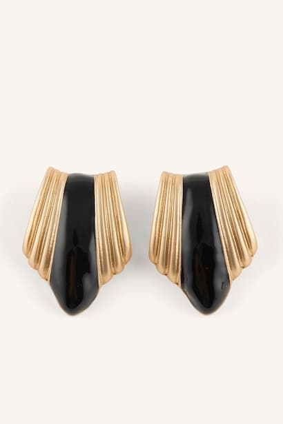Woman Textured Geometric Earrings