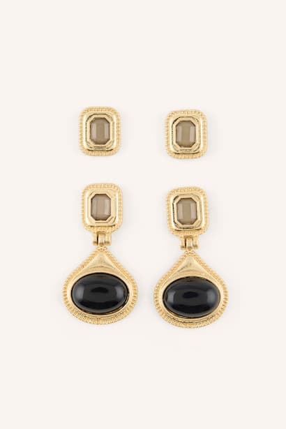 Multi Piece Drop Earring Set