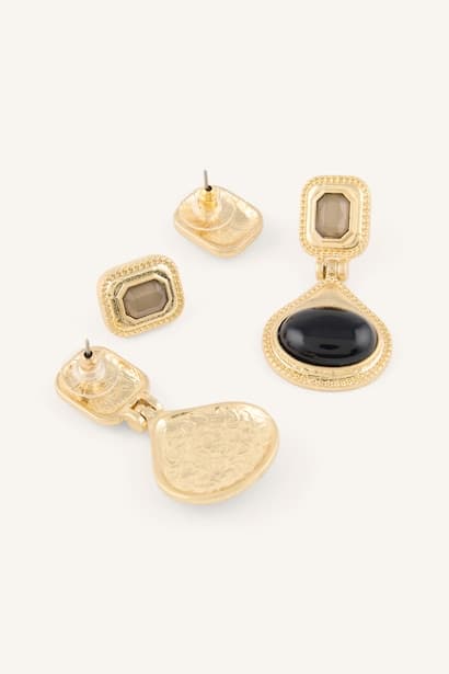 Multi Piece Drop Earring Set (3)