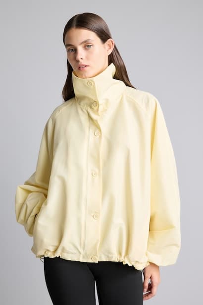 Oversize Fit Stand Collar Zip-Up Jacket (3)