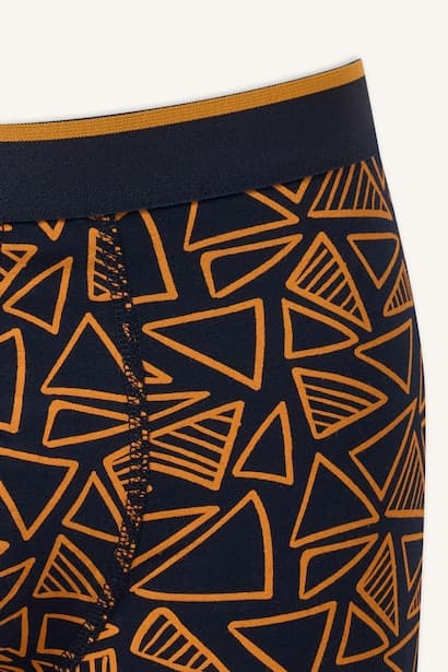 Regular Fit Geometric Print 2 Piece Boxers (4)