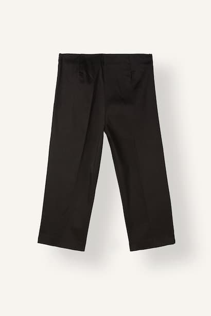 Fitted Mid-Rise Cropped Trousers (3)