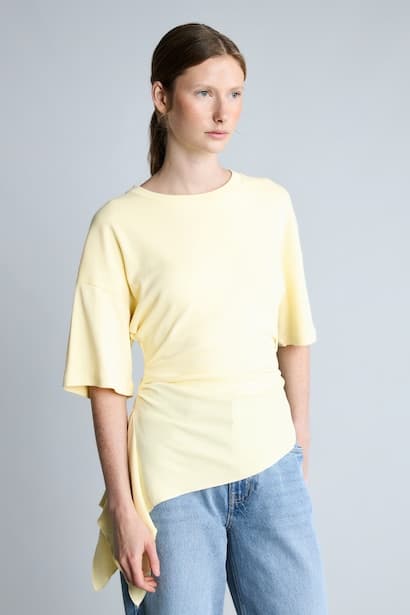 Slim Fit Basic 100% Cotton Crew Neck Short Sleeve T-Shirt (٣)