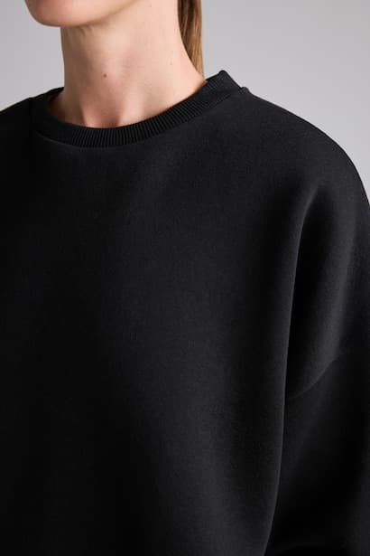 Oversize Heavyweight Basic Sweatshirt (٤)