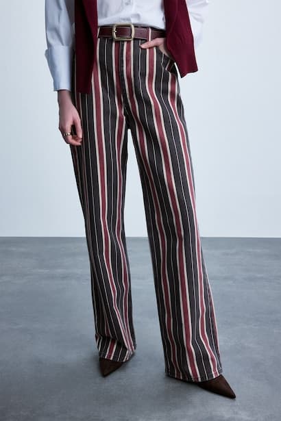 Straight Fit With Pockets Gabardine Trousers (3)