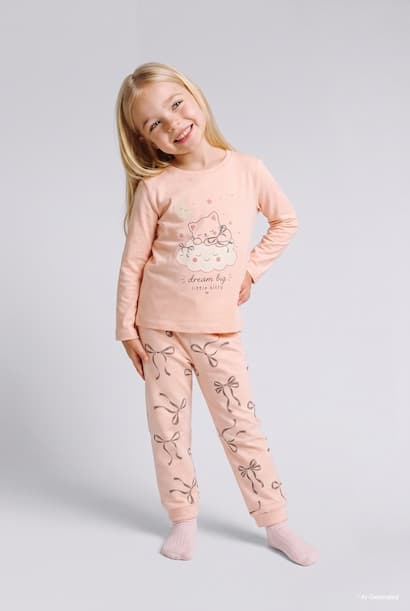 Baby Girl 2 Piece Cotton Pyjama Set Homewear