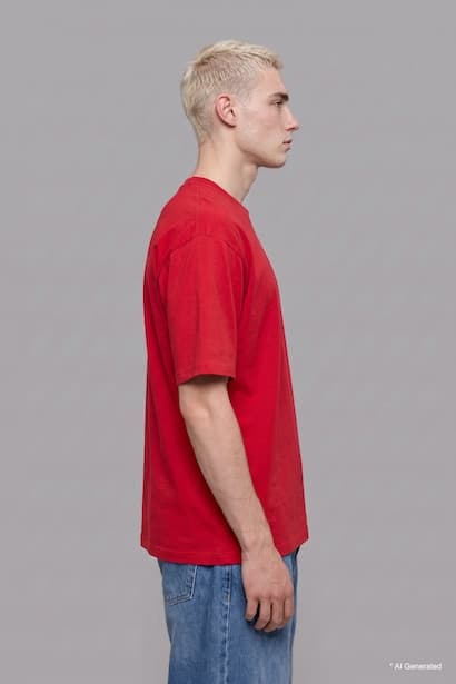 100% Cotton Boxy Fit Crew Neck Basic T-Shirt (3)