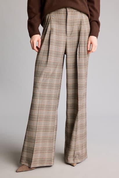 Normal Waist Wide Leg Trousers (3)