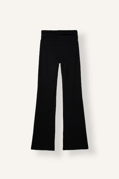 Flare Fit Ribbed Trousers (3)