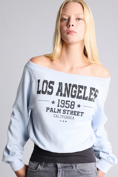 Oversize Printed Sweatshirt