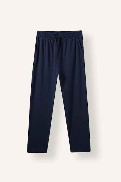 100% Cotton New Regular Fit Drawstring Waist Straight Leg Pajama Pants