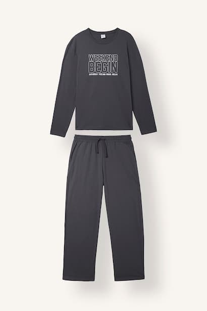 100% Cotton Printed Regular Fit 2 Piece Pyjama Set